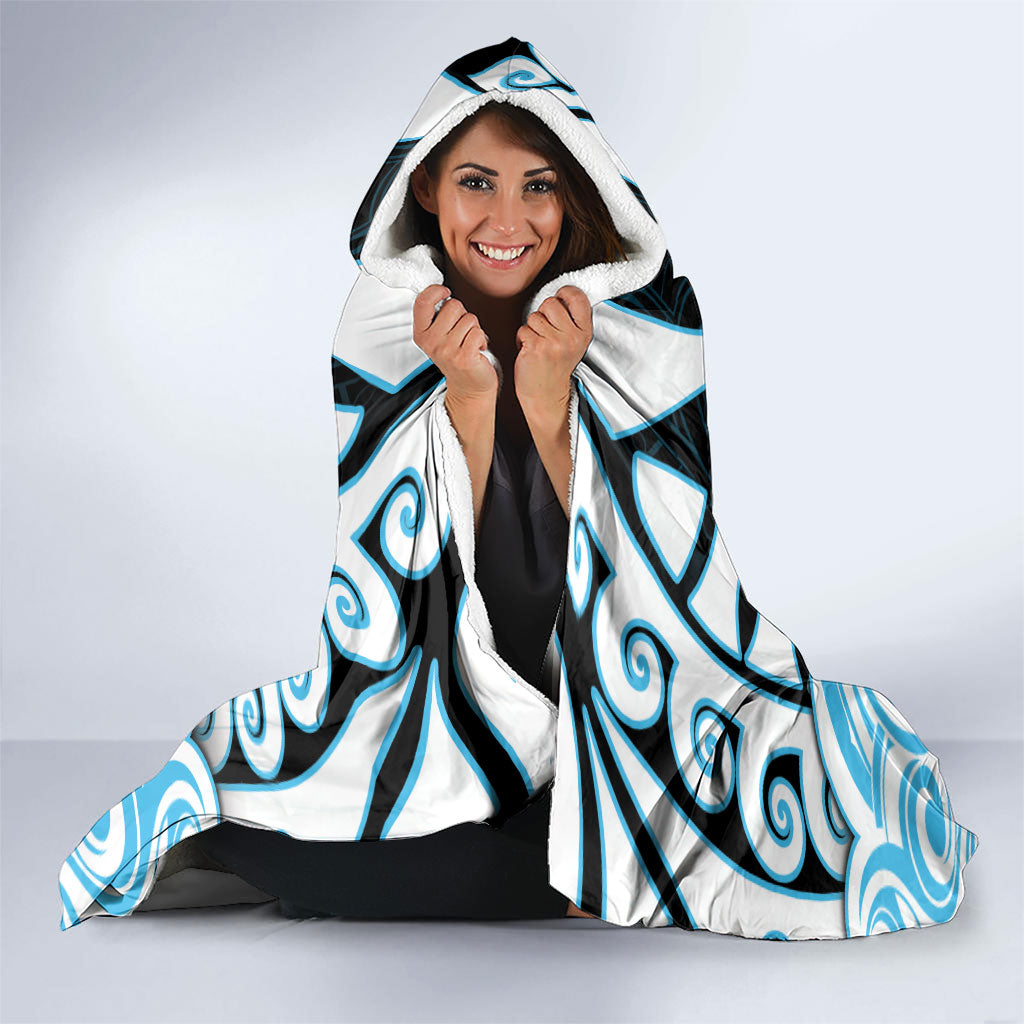 Aotearoa Ngati Kahungunu Hooded Blanket New Zealand Traditional Maori Pattern