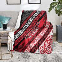 Aotearoa Te Arawa Blanket New Zealand Maori Tribal Fern Pattern