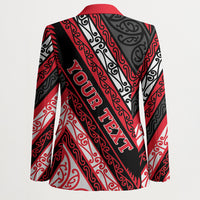 Personalised Aotearoa Te Arawa Blazer New Zealand Maori Tribal Fern Pattern