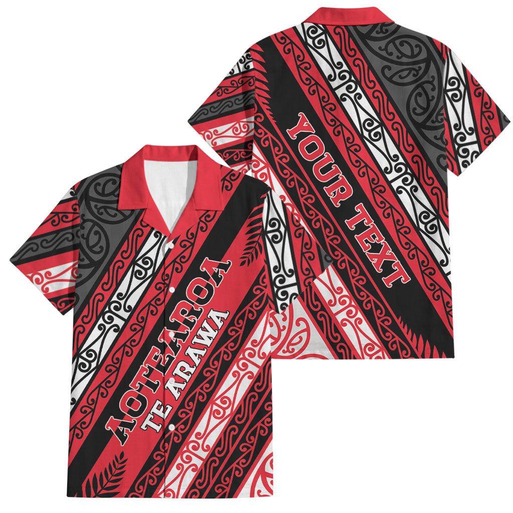Personalised Aotearoa Te Arawa Family Matching Tank Maxi Dress and Hawaiian Shirt New Zealand Maori Tribal Fern Pattern