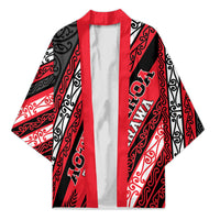 Personalised Aotearoa Te Arawa Kimono New Zealand Maori Tribal Fern Pattern