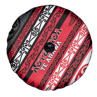 Aotearoa Te Arawa Spare Tire Cover New Zealand Maori Tribal Fern Pattern