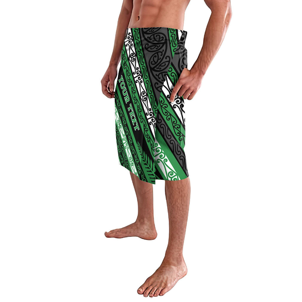 Personalised Aotearoa Ngati Maniapoto Lavalava New Zealand Maori Tribal Fern Pattern