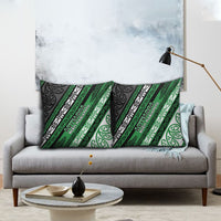 Aotearoa Ngati Maniapoto Pillow Cover New Zealand Maori Tribal Fern Pattern