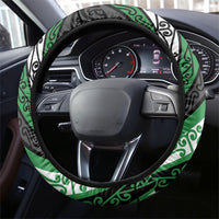 Aotearoa Ngati Maniapoto Steering Wheel Cover New Zealand Maori Tribal Fern Pattern