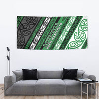 Aotearoa Ngati Maniapoto Tapestry New Zealand Maori Tribal Fern Pattern
