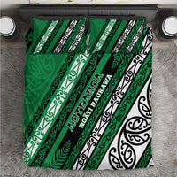 Aotearoa Ngati Raukawa Bedding Set New Zealand Maori Tribal Fern Pattern