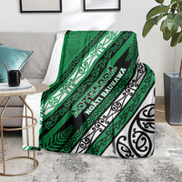 Aotearoa Ngati Raukawa Blanket New Zealand Maori Tribal Fern Pattern
