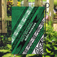 Aotearoa Ngati Raukawa Garden Flag New Zealand Maori Tribal Fern Pattern