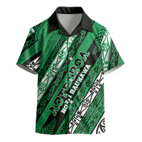 Personalised Aotearoa Ngati Raukawa Kid Hawaiian Shirt New Zealand Maori Tribal Fern Pattern