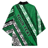 Personalised Aotearoa Ngati Raukawa Kimono New Zealand Maori Tribal Fern Pattern