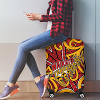 Aotearoa Waikato Tainui Luggage Cover Maori Tribal Pattern Koru Motif