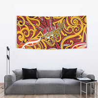 Aotearoa Waikato Tainui Tapestry Maori Tribal Pattern Koru Motif