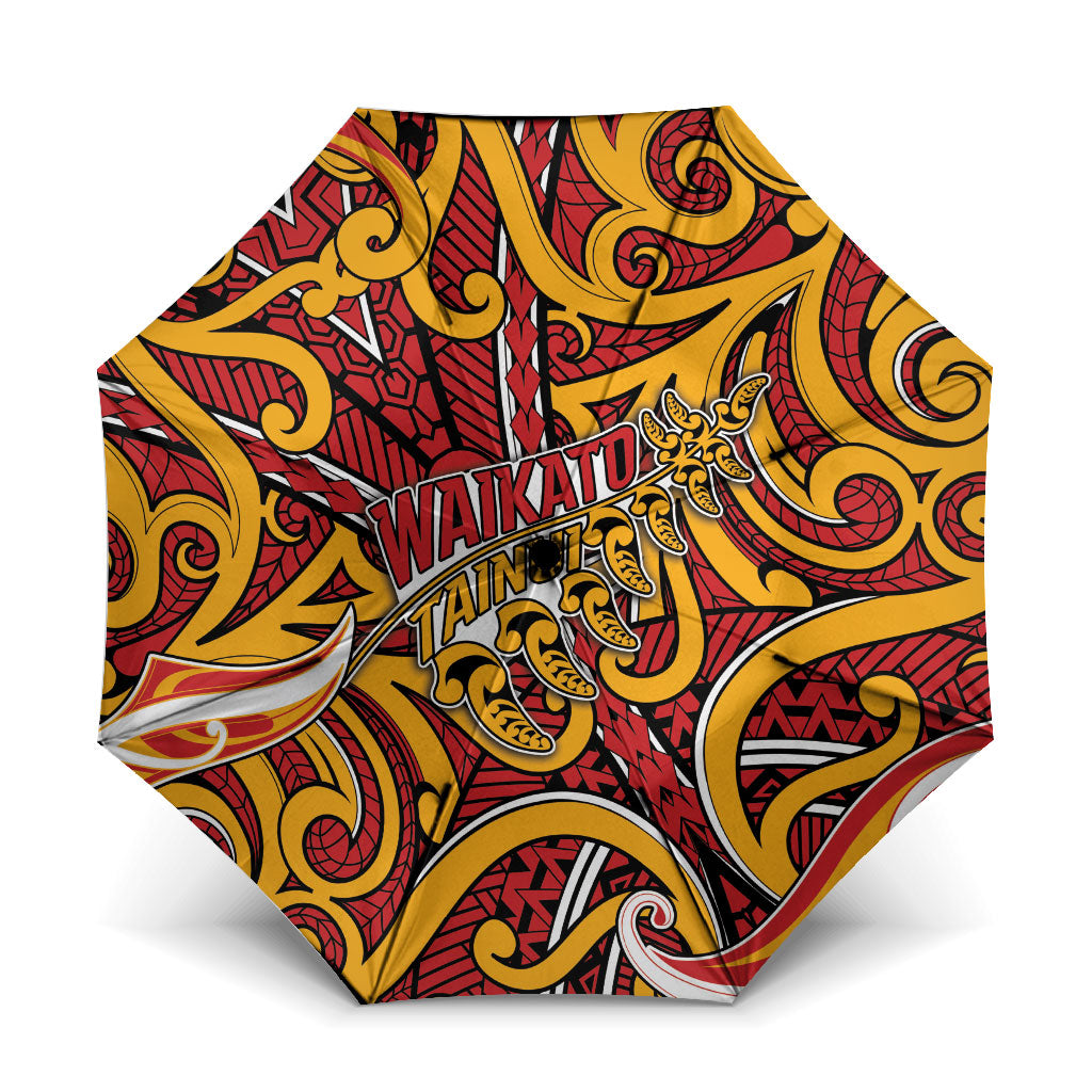 Aotearoa Waikato Tainui Umbrella Maori Tribal Pattern Koru Motif