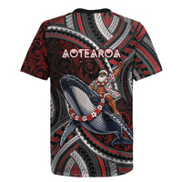 Aotearoa Christmas Rugby Jersey Santa Riding Humpback Whale Maori Koru DT05 - Polynesian Pride