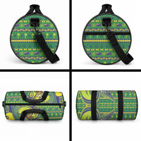 Cook Islands Christmas Duffle Bag Santa Riding Flying Fish DT05 - Polynesian Pride