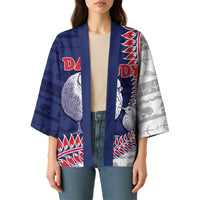 Personalised New Zealand Father's Day Kimono Daddy Kiwi Bird Silver Ferns