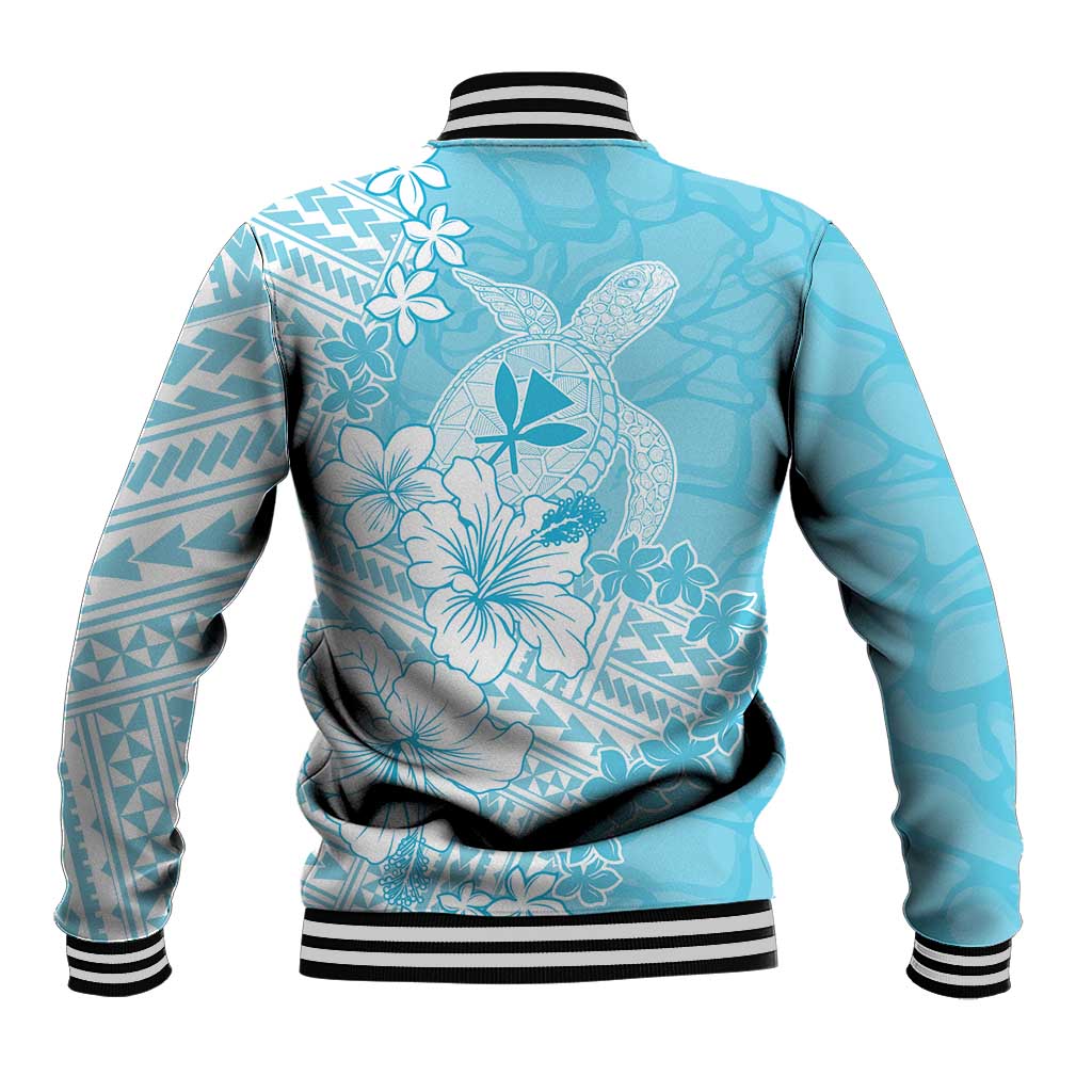 Hawaii Kanaka Maoli Baseball Jacket Polynesian Turtle Tattoo DT05 - Polynesian Pride