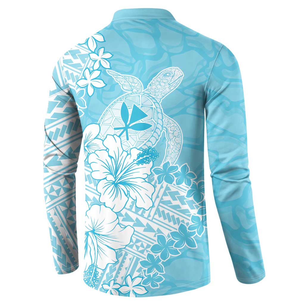 Hawaii Kanaka Maoli Button Sweatshirt Polynesian Turtle Tattoo DT05 - Polynesian Pride