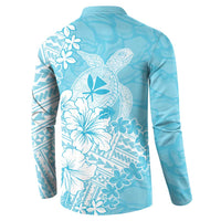 Hawaii Kanaka Maoli Button Sweatshirt Polynesian Turtle Tattoo DT05 - Polynesian Pride