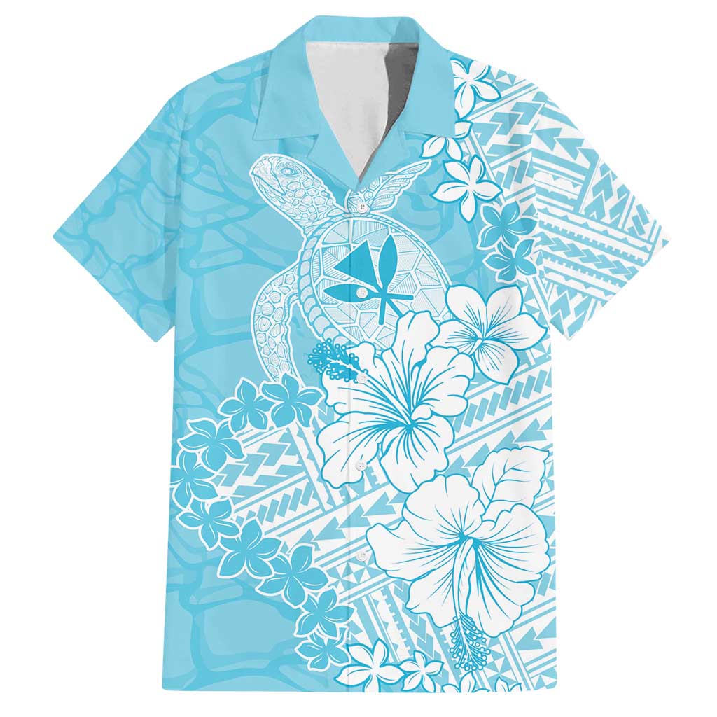 Hawaii Kanaka Maoli Family Matching Puletasi and Hawaiian Shirt Polynesian Turtle Tattoo