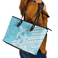 Hawaii Kanaka Maoli Leather Tote Bag Polynesian Turtle Tattoo DT05 - Polynesian Pride