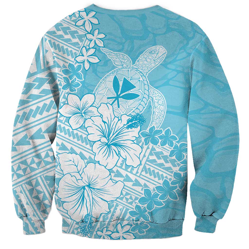 Hawaii Kanaka Maoli Sweatshirt Polynesian Turtle Tattoo DT05 - Polynesian Pride