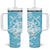 Hawaii Kanaka Maoli Tumbler With Handle Polynesian Turtle Tattoo