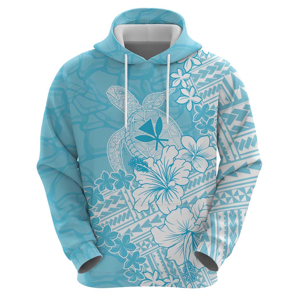 Hawaii Kanaka Maoli Zip Hoodie Polynesian Turtle Tattoo DT05 - Polynesian Pride