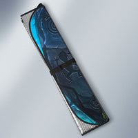 3D Illusion Nightmarchers Halloween Auto Sun Shade Hawaiian Warrior Spirit Lava Portal