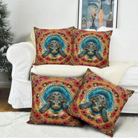 3D Illusion Honu Halloween Pillow Cover Hawaiian Sea Turtle Skull Shell Vortex