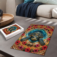 3D Illusion Honu Halloween Puzzle Hawaiian Sea Turtle Skull Shell Vortex