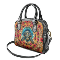 3D Illusion Honu Halloween Shoulder Handbag Hawaiian Sea Turtle Skull Shell Vortex
