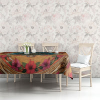 3D Illusion Honu Halloween Tablecloth Hawaiian Sea Turtle Skull Shell Vortex