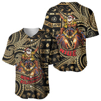 Niue Christmas Baseball Jersey Santa Riding Coconut Crab DT05 - Polynesian Pride