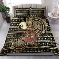 Niue Christmas Bedding Set Santa Riding Coconut Crab