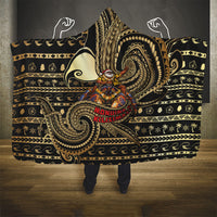 Niue Christmas Hooded Blanket Santa Riding Coconut Crab DT05 - Polynesian Pride