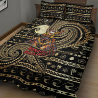Niue Christmas Quilt Bed Set Santa Riding Coconut Crab DT05 - Polynesian Pride