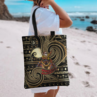 Niue Christmas Tote Bag Santa Riding Coconut Crab DT05 - Polynesian Pride