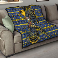 Tokelau Christmas Quilt Santa Riding Sea Turtle DT05 - Polynesian Pride