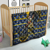 Tokelau Christmas Quilt Santa Riding Sea Turtle DT05 - Polynesian Pride