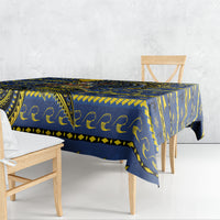 Tokelau Christmas Tablecloth Santa Riding Sea Turtle DT05 - Polynesian Pride