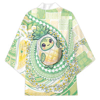 Hawaii Pineapple Kimono Cute Cosplay Turtle Plumeria Spiral DT05 - Polynesian Pride