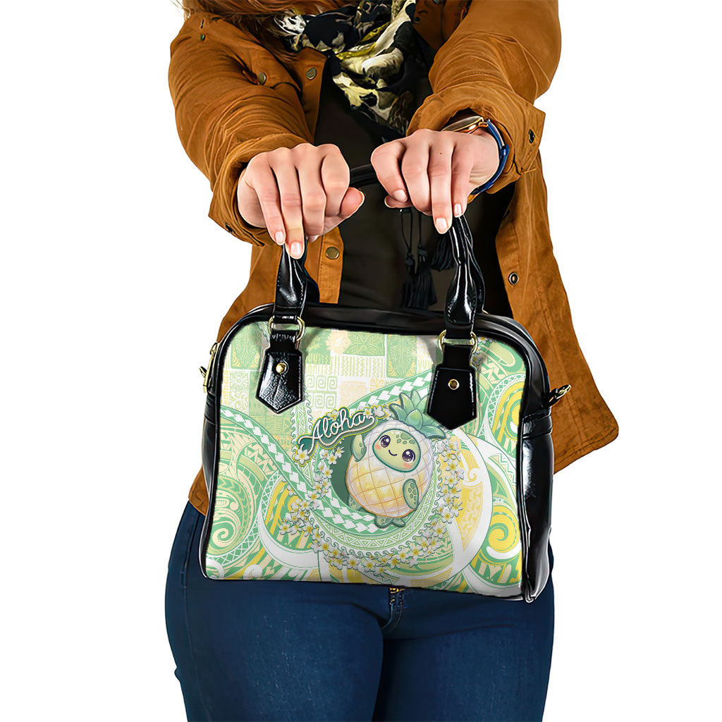 Hawaii Pineapple Shoulder Handbag Cute Cosplay Turtle Plumeria Spiral