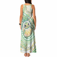 Hawaii Pineapple Tank Maxi Dress Cute Cosplay Turtle Plumeria Spiral DT05 - Polynesian Pride
