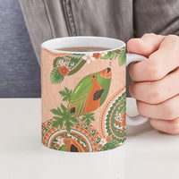 Hawaii Papaya Ceramic Mug Cute Cosplay Humuhumu Fish Plumeria Waves DT05 - Polynesian Pride
