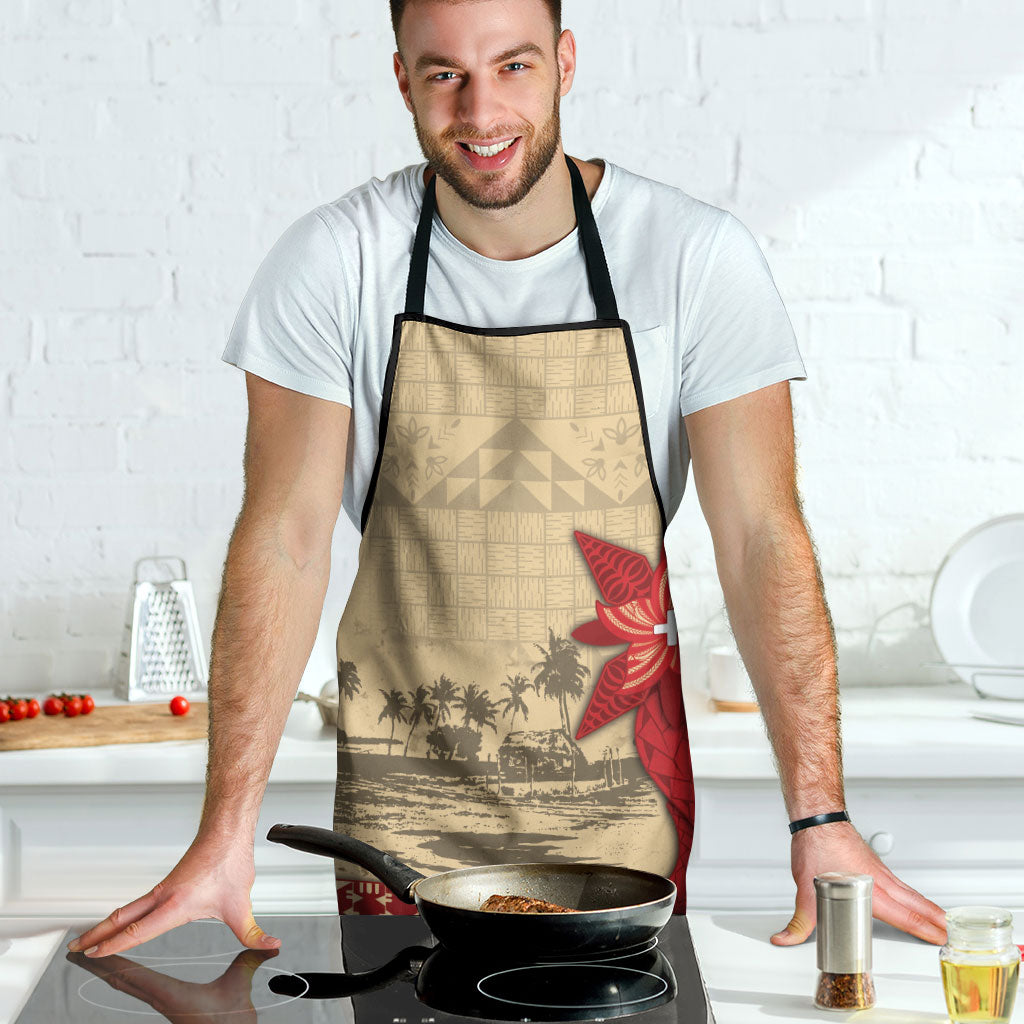 Tonga Language Week Apron Tribal Cross Ngatu Floral Pattern