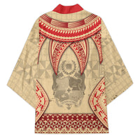 Tonga Language Week Kimono Tribal Cross Ngatu Floral Pattern