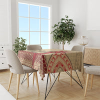 Tonga Language Week Tablecloth Tribal Cross Ngatu Floral Pattern