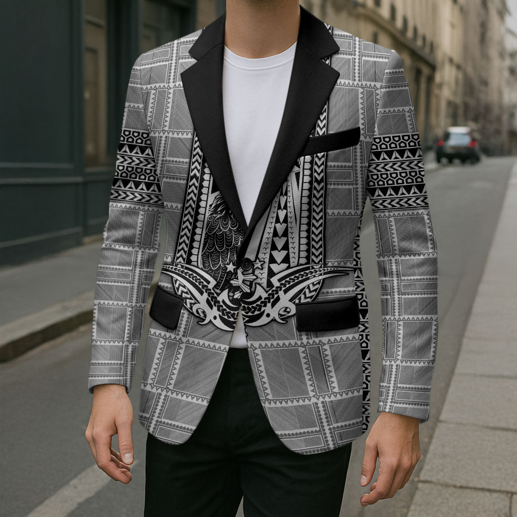 Mabuhay Philippines Festival Blazer Philippine Eagle Sun Three Stars Barong Pattern DT05 - Polynesian Pride